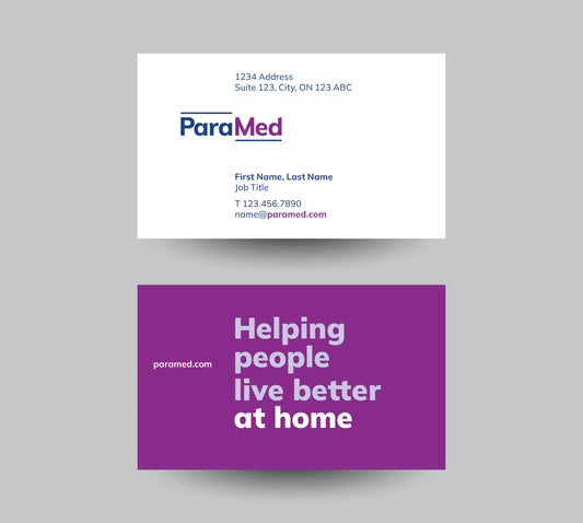 ParaMed Business Cards